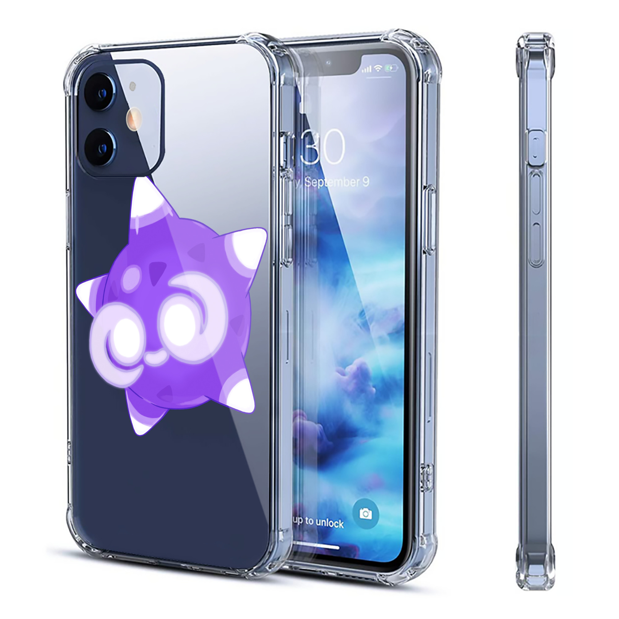 （画像用） ポケットモンスター Pokémon 【iPhone 12シリーズ対応】透明スマホケース（クリアソフトケース）